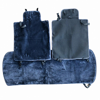  RED Комплект накидок сиденья иск.мех задняя пара серый RFurGB26